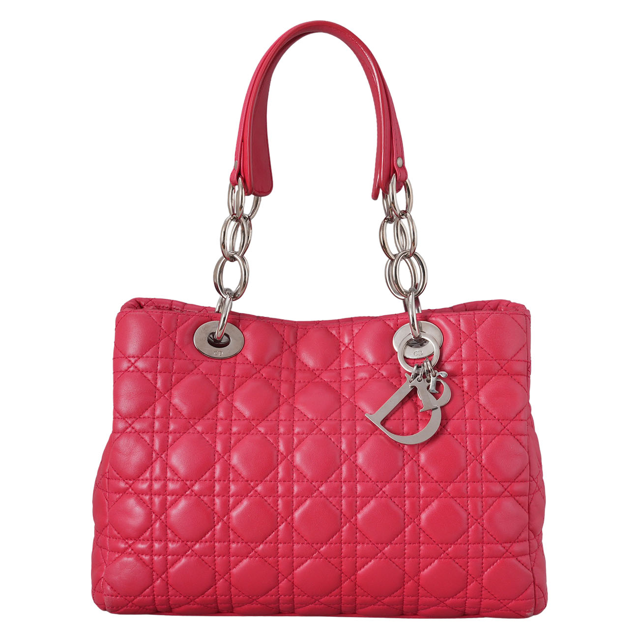 CHRISTIAN DIOR(USED)디올 까나쥬 체인 숄더백